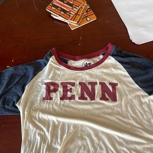 Women’s Penn baseball tee s/p